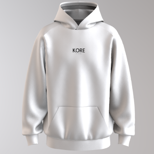 Sweat à Capuche KORE Blanc
