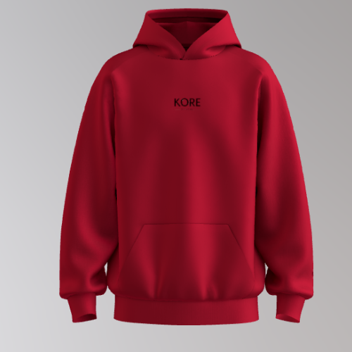 Sweat à Capuche KORE Rouge