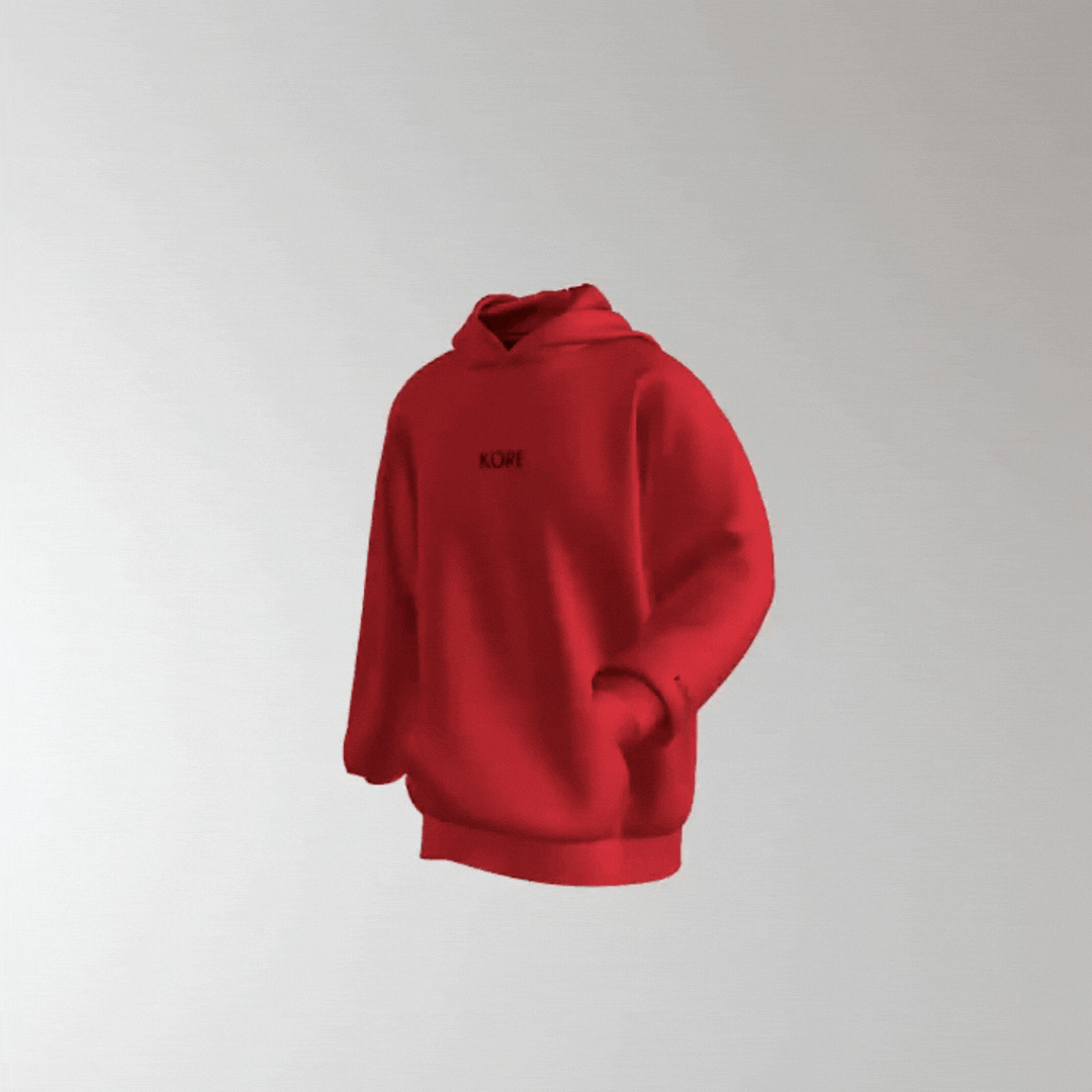 Sweat à Capuche KORE Rouge